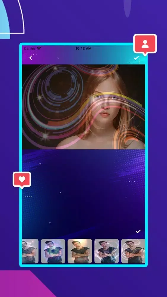 Скриншоты Likes Photo Effect for IG Post