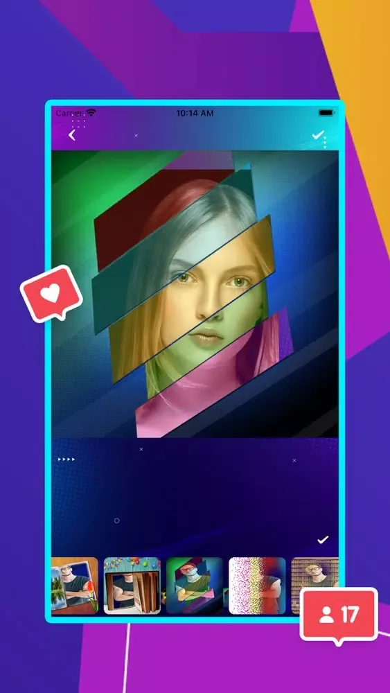 Скриншоты Likes Photo Effect for IG Post