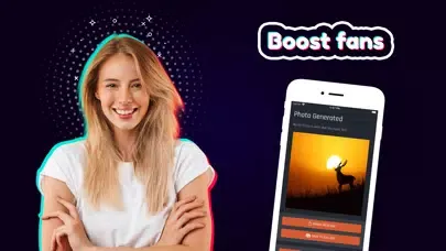 Ảnh chụp màn hình của TikBoost TikTok More Followers