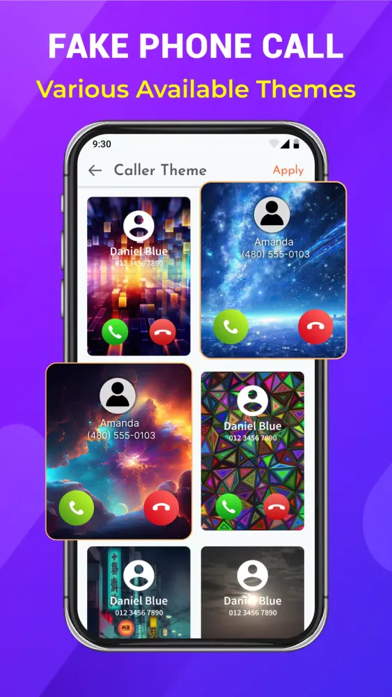 Call screen - Fake phone call স্ক্রিনশট