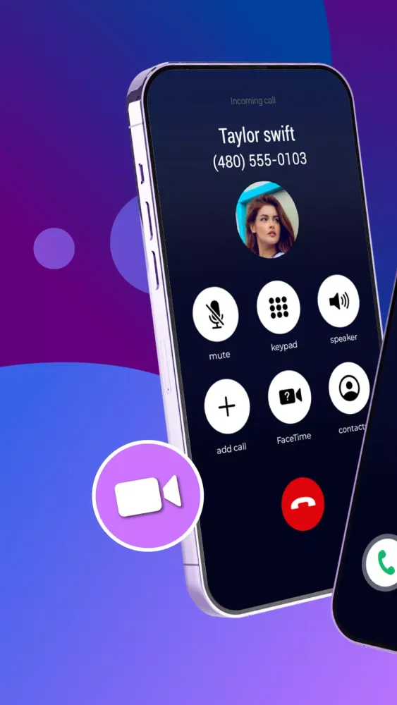 Call screen - Fake phone call স্ক্রিনশট