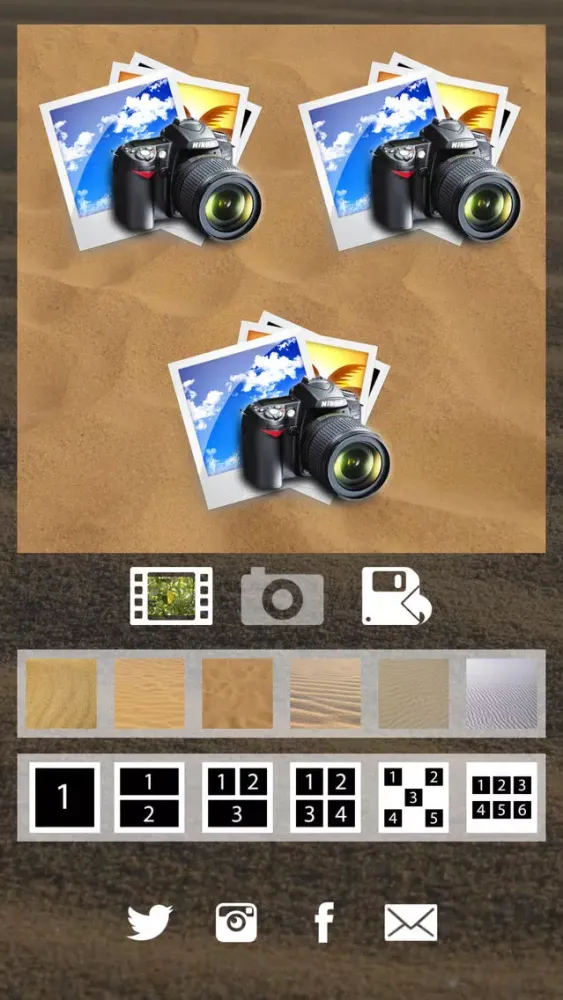 Photos in Sand 스크린샷