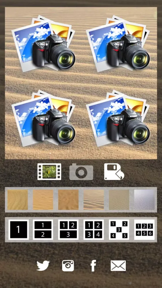 Photos in Sand 스크린샷