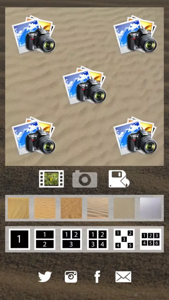 Photos in Sand 스크린샷