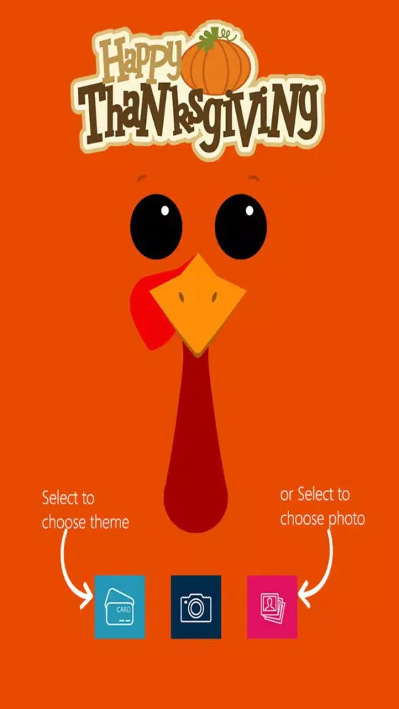 Make Thanksgiving Greeting Cards & Photos স্ক্রিনশট