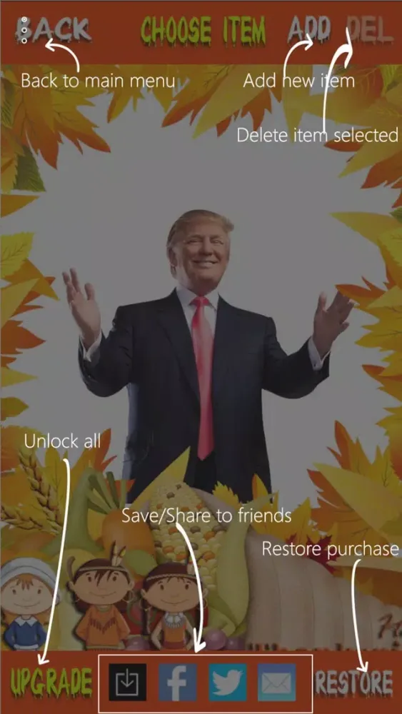 Make Thanksgiving Greeting Cards & Photos স্ক্রিনশট