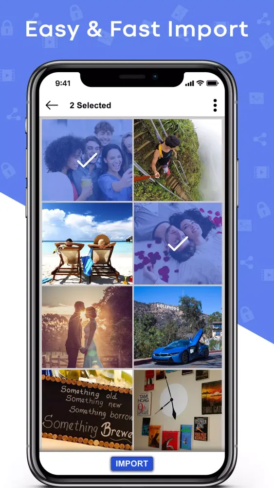 Gallery - photo vault and vide سکرین شاٹس
