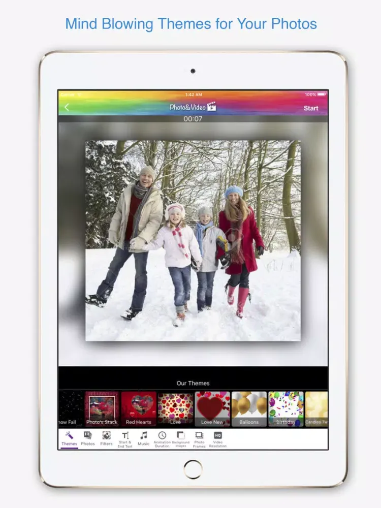 Easy Video Editor & Slideshow iPad  Screenshots