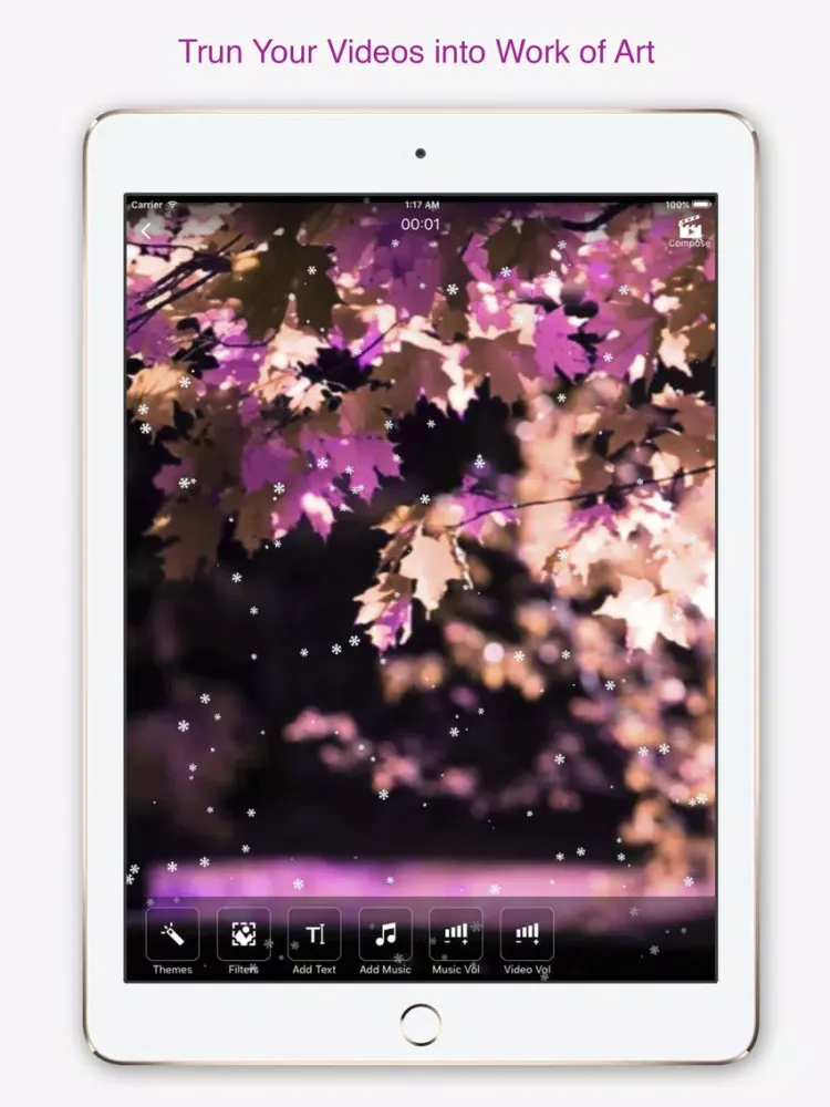 Easy Video Editor & Slideshow iPad  Screenshots
