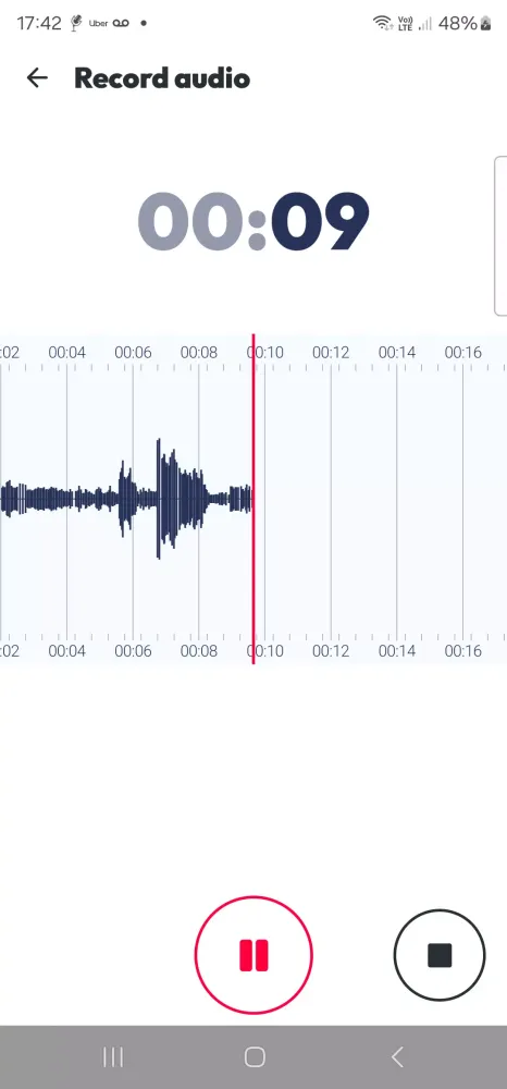 Tangkapan layar Audio Editor App