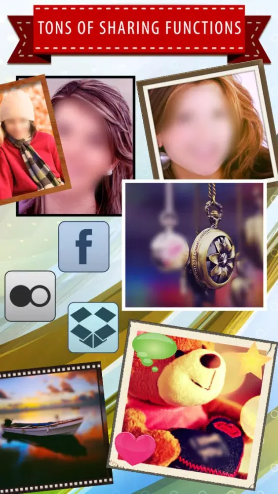 Zrzuty ekranu Picture Blur - Hide face, wipe skin, erase pimple from portrait, intensity adjusting. Share on facebook, instagram and Photoshop for likes