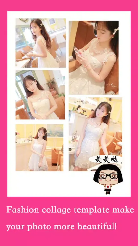 Capturas de tela do PP Girl Sticker Camera-Selfie Cam&Photo Editor