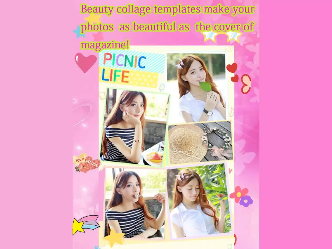 PP Sticker Camera-Selfie Cam&Photo Editor iPad  スクリーンショット