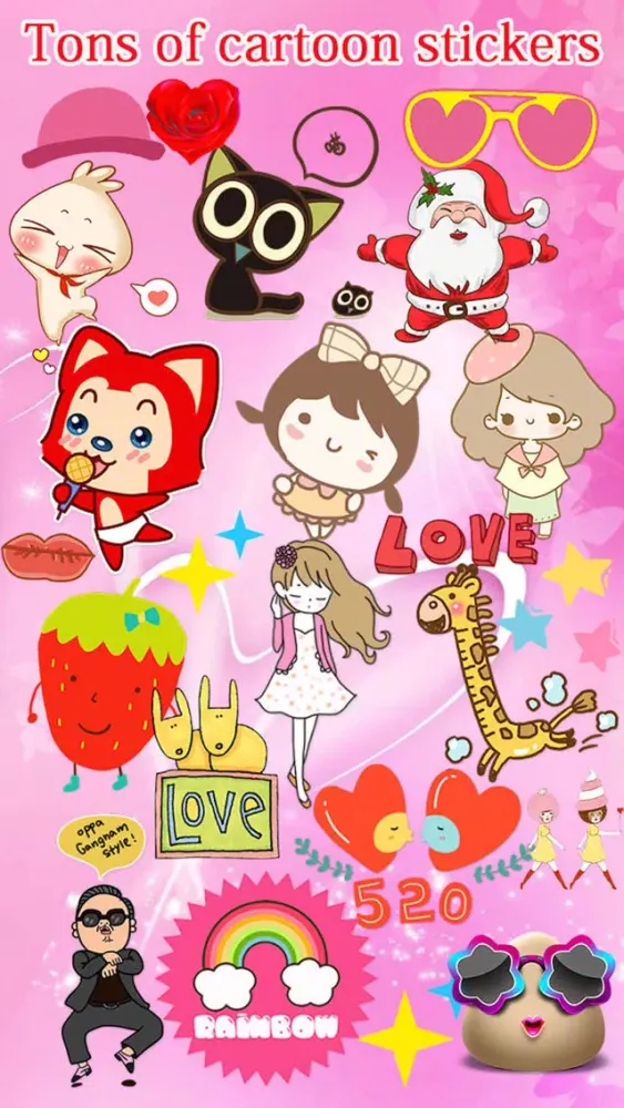 PP Sticker Camera-Selfie Cam&Photo Editor スクリーンショット