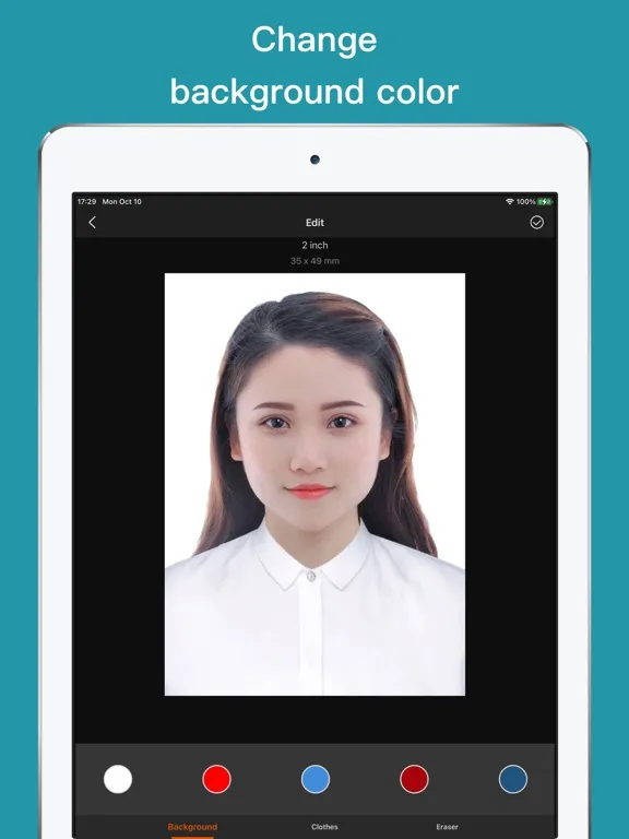 Capturas de pantalla de ID Photo - Print Passport Pics iPad 
