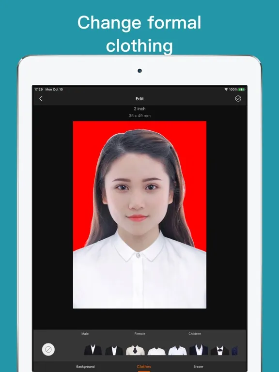 Capturas de pantalla de ID Photo - Print Passport Pics iPad 