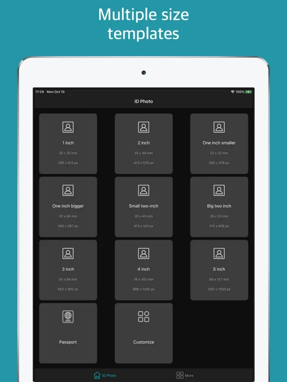 Capturas de pantalla de ID Photo - Print Passport Pics iPad 
