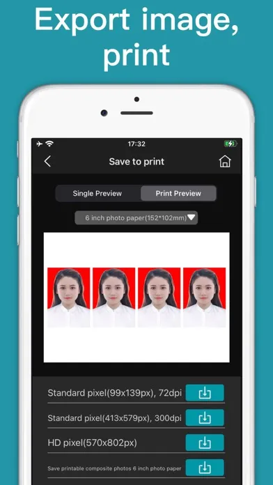 Capturas de pantalla de ID Photo - Print Passport Pics