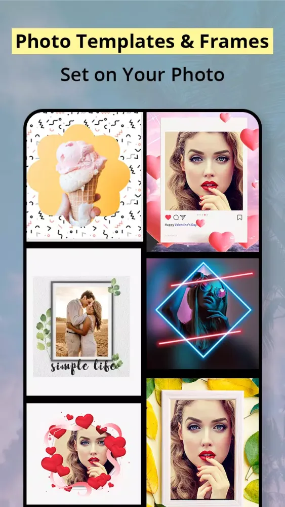 ภาพหน้าจอของ Collage Maker – Framed Picture