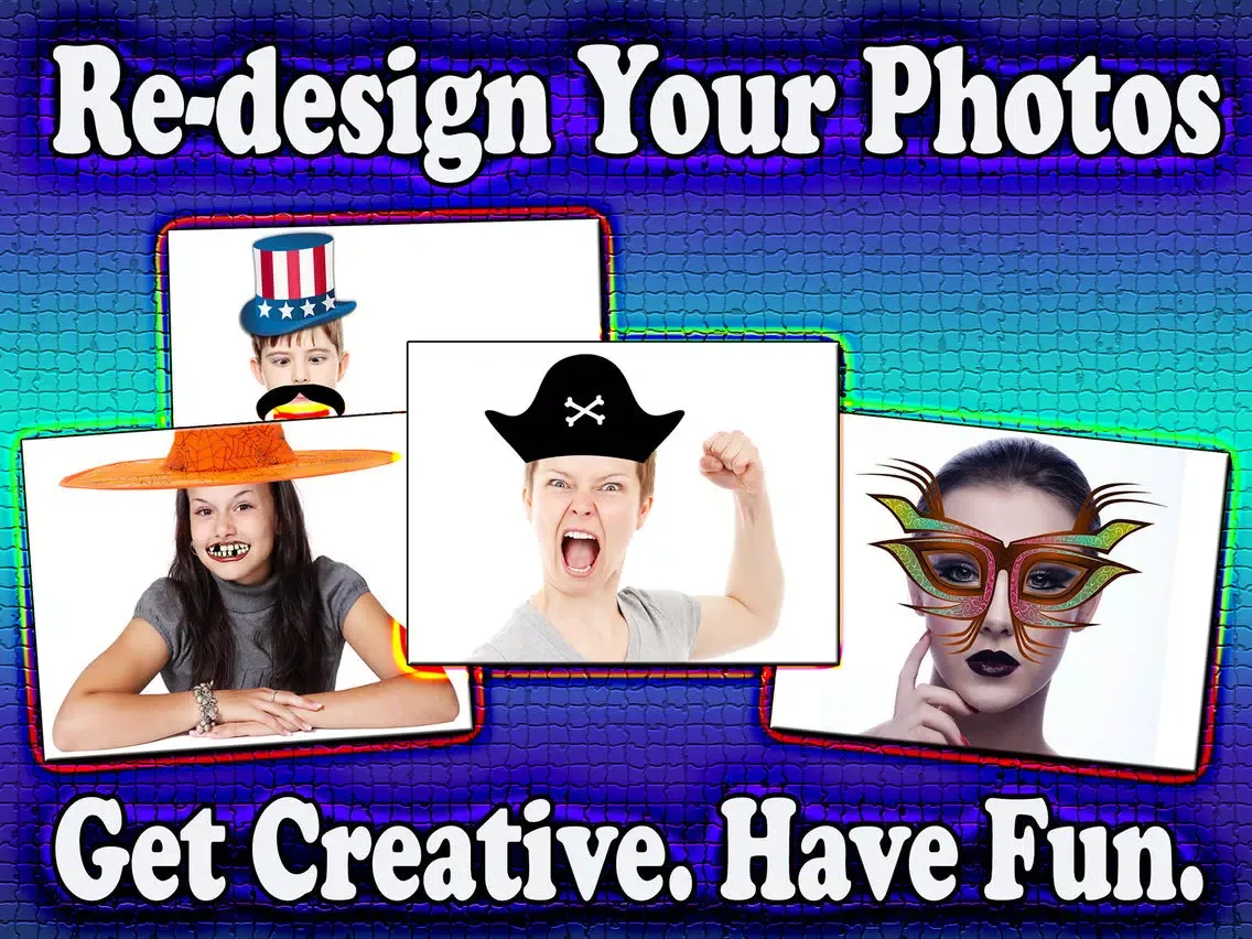 Ảnh chụp màn hình của Photo Decorator Pro - Hats, FX iPad 