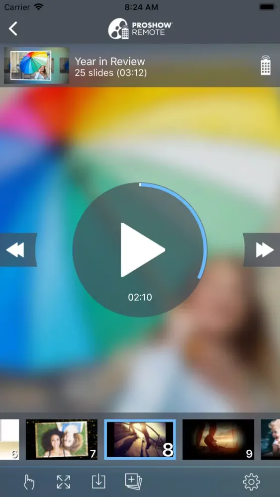 ProShow Remote Ekran Görüntüleri