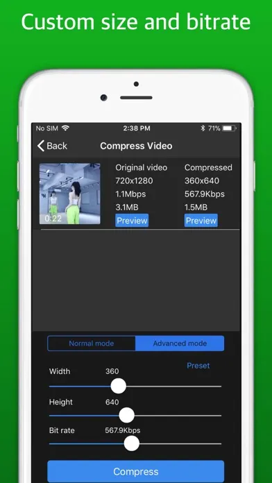 Compress Video - Shrink Photos应用截图