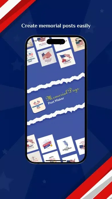 Memorial Day Photo Editor Screenshots