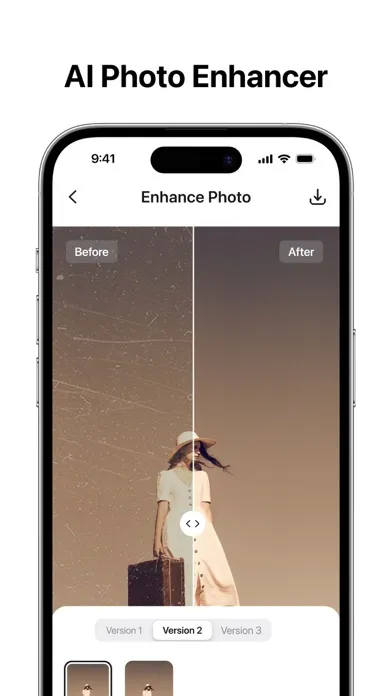 ภาพหน้าจอของ AI Photo Editor: BG Remover