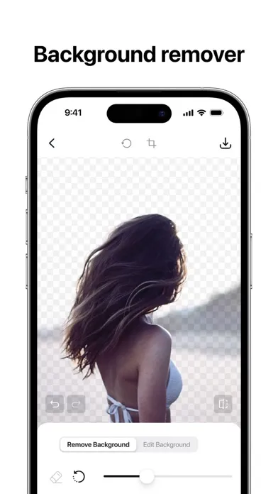 ภาพหน้าจอของ AI Photo Editor: BG Remover