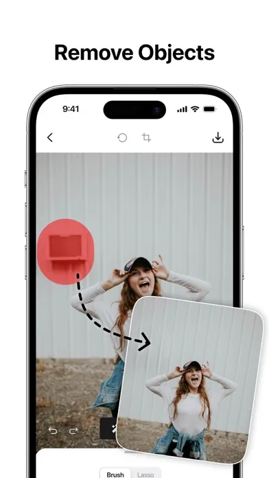 ภาพหน้าจอของ AI Photo Editor: BG Remover