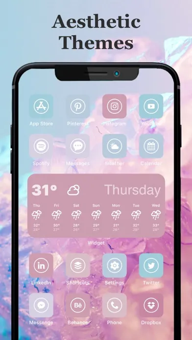 Скриншоты Themco: Aesthetic Theme Maker