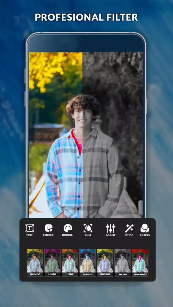Tangkapan layar DSLR Camera Focus Photo Editor