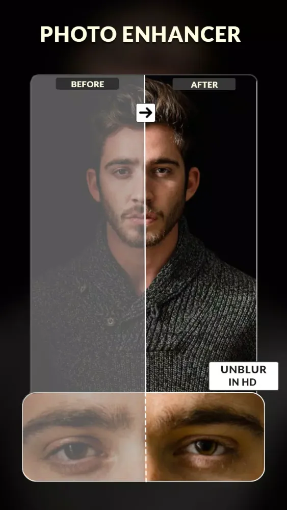 Tangkapan layar DSLR Camera Focus Photo Editor