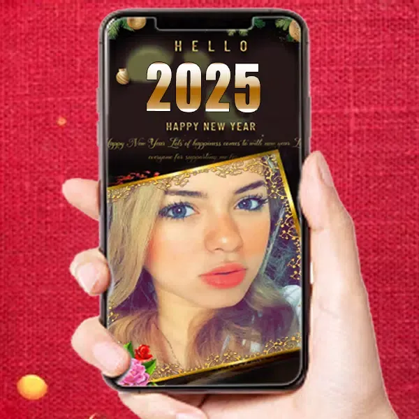 New Year 2025 Photo Frame Screenshots