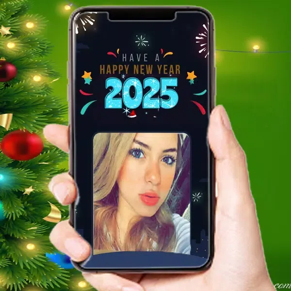 New Year 2025 Photo Frame Screenshots