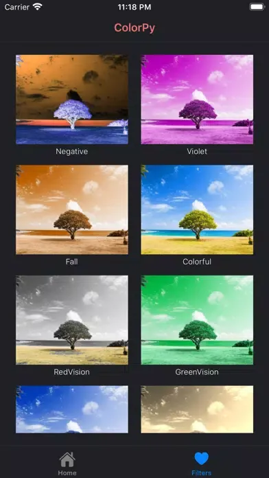 Tangkapan skrin ColorPy