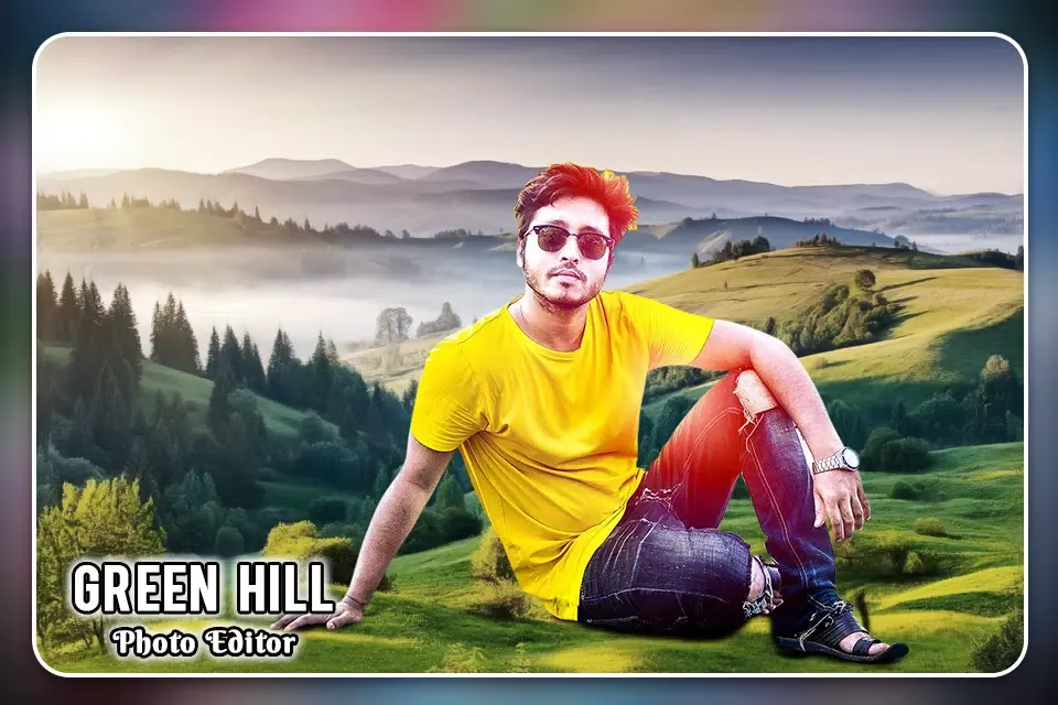 Capturas de tela do Green Hill Photo Editor