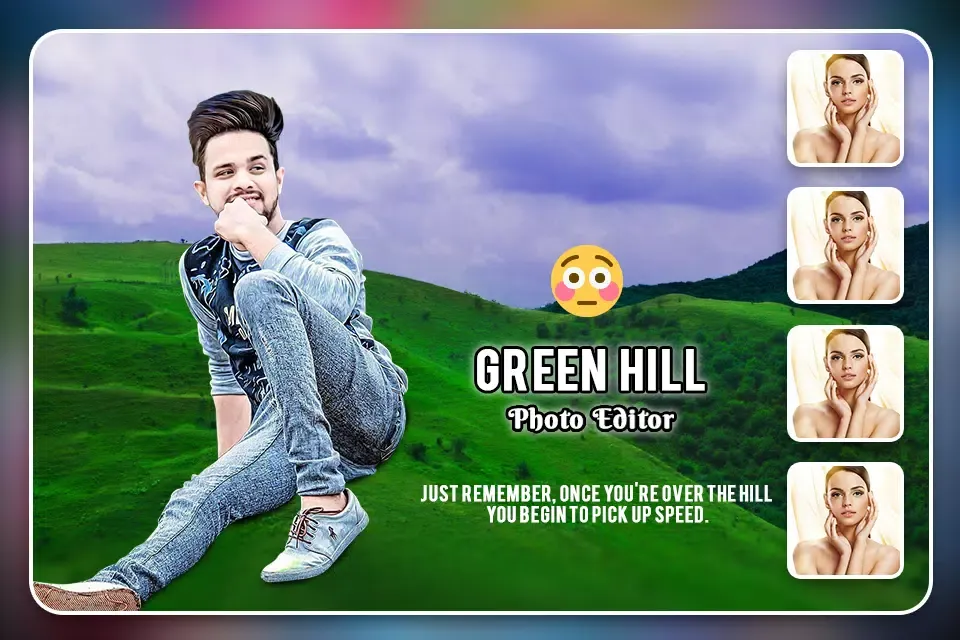 Capturas de tela do Green Hill Photo Editor