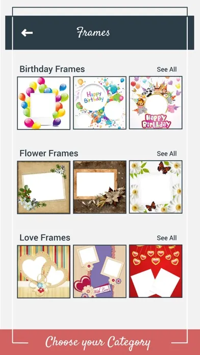 Ảnh chụp màn hình của Photo Frames. Pro.