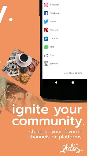 Tangkapan layar Photofy Content Creation