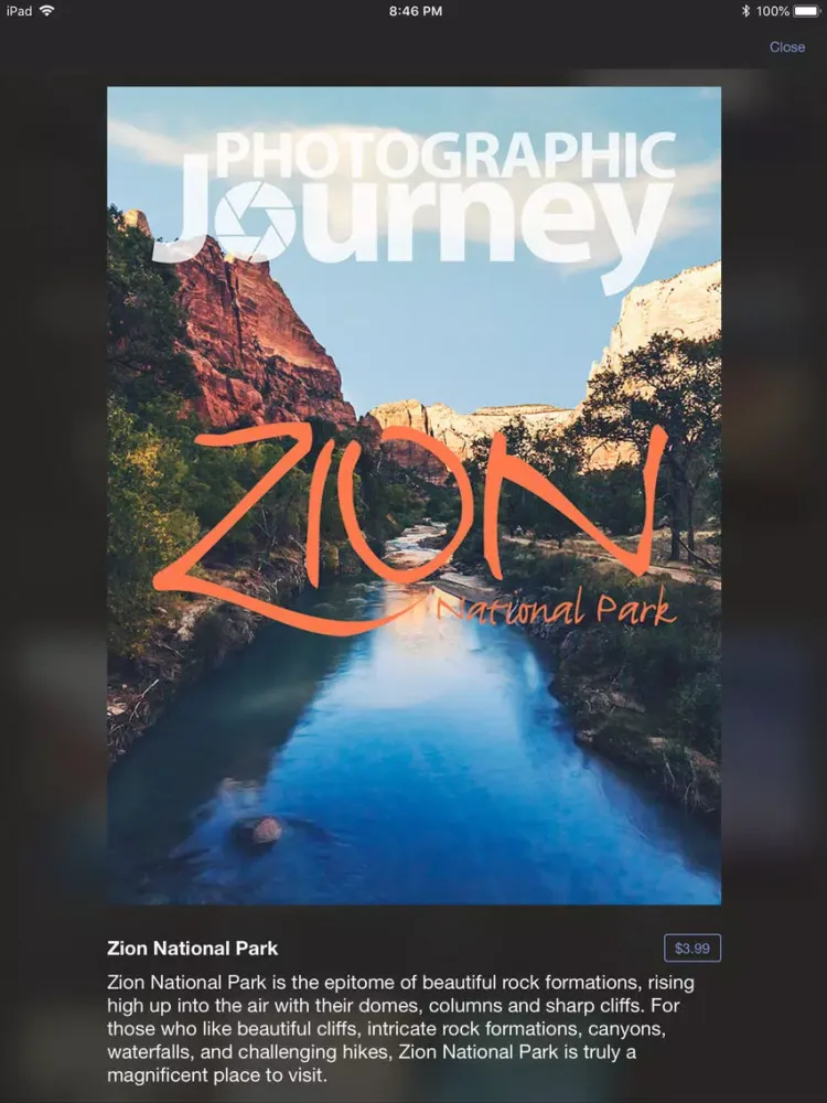 Скриншоты Photographic Journey iPad 