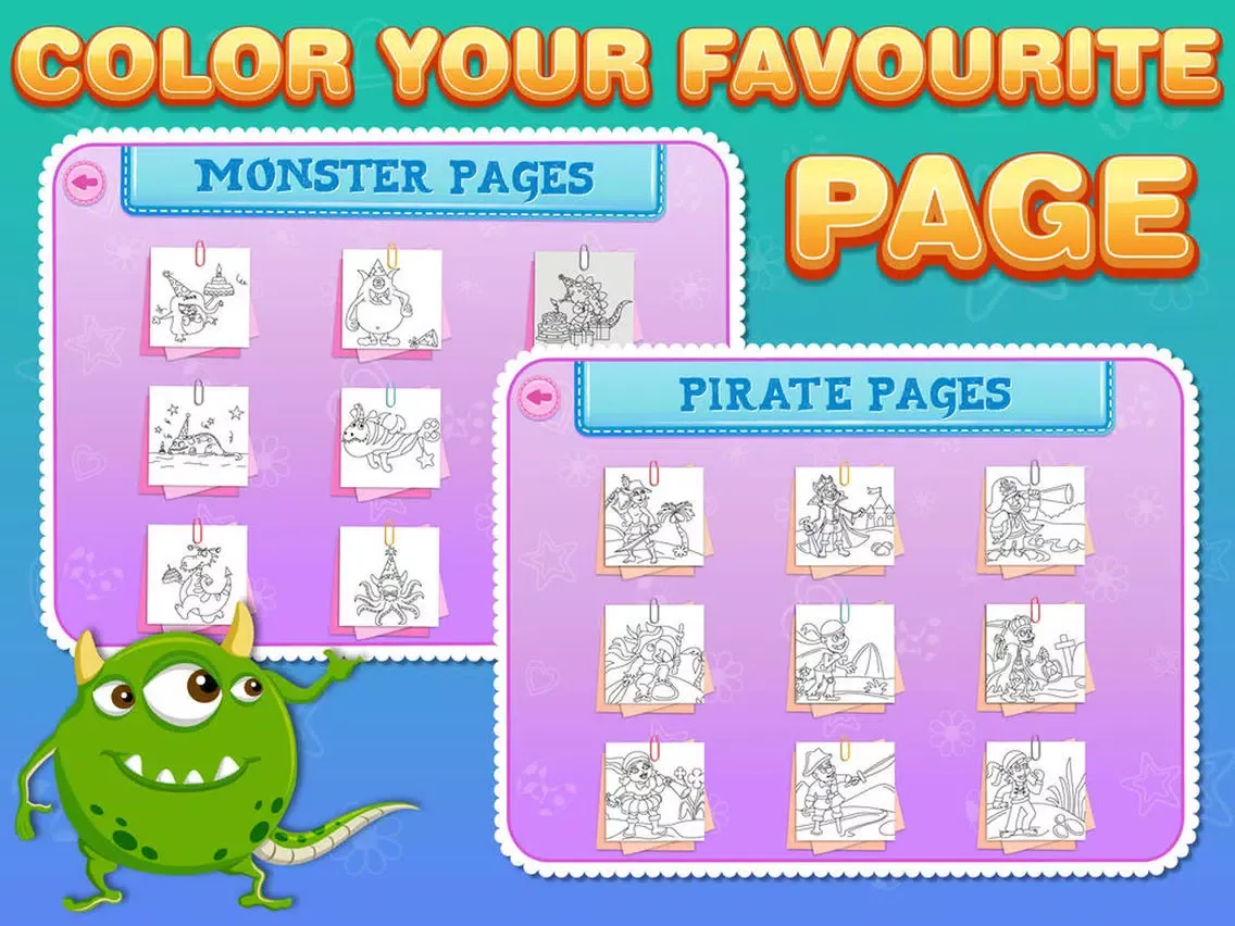 Super Coloring Book iPad  Screenshots