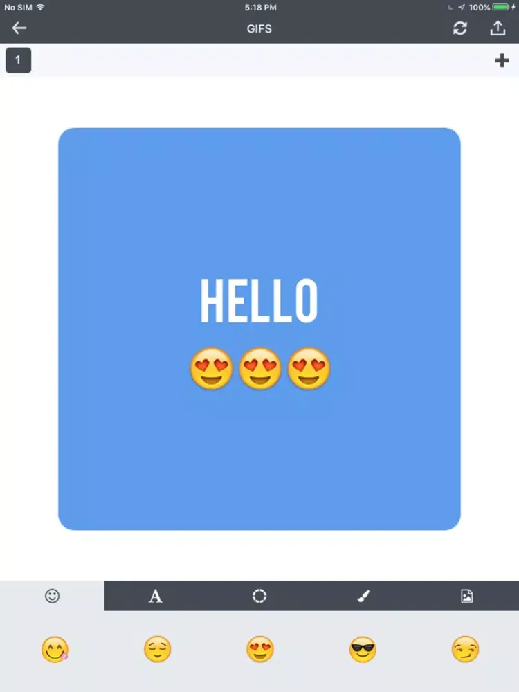 GIF Maker & Editor iPad  Screenshots