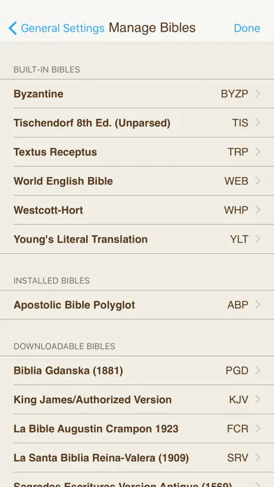 Greek Interlinear Bible Ekran Görüntüleri