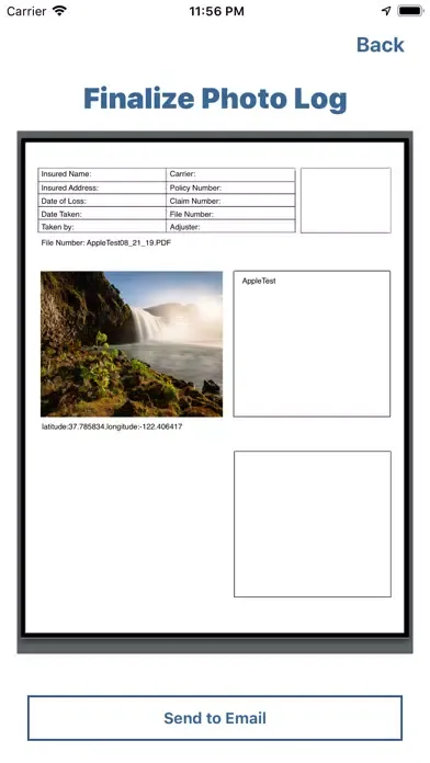 Photo Log Creator Screenshots