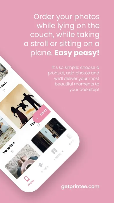 Скриншоты Printee – Photo printing app
