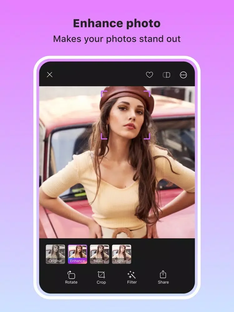 Photoup - Old Blur AI Enhancer iPad  스크린샷