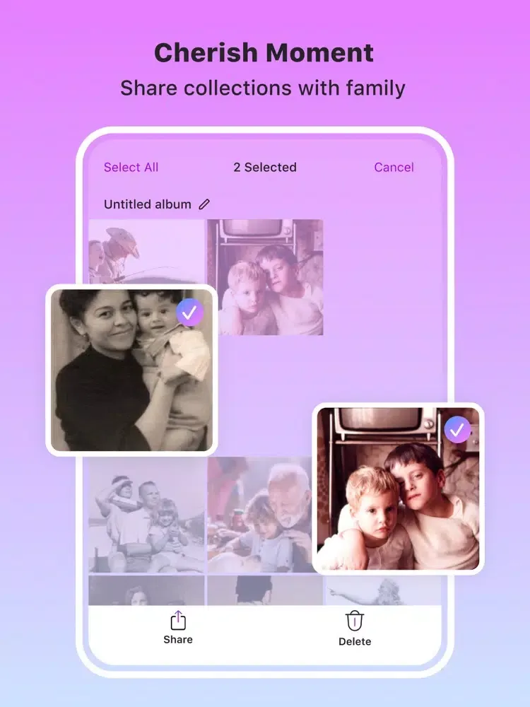 Photoup - Old Blur AI Enhancer iPad  스크린샷