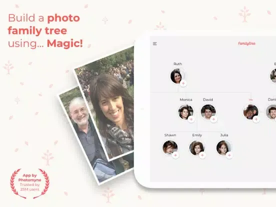 Ảnh chụp màn hình của Photo Family Tree iPad 