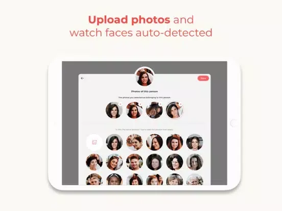 Ảnh chụp màn hình của Photo Family Tree iPad 